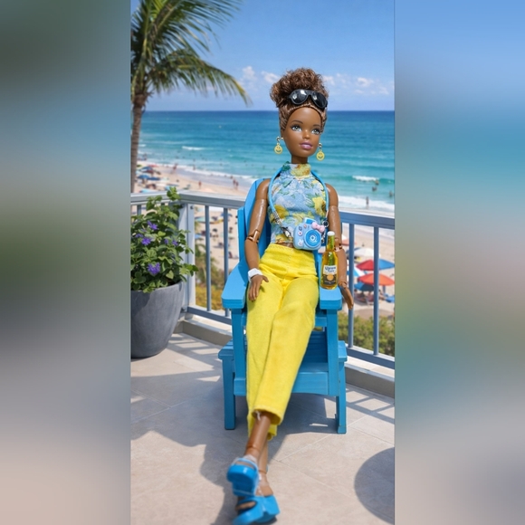 Barbie Other - Custom Restyled Made To Move Yoga Barbie Doll